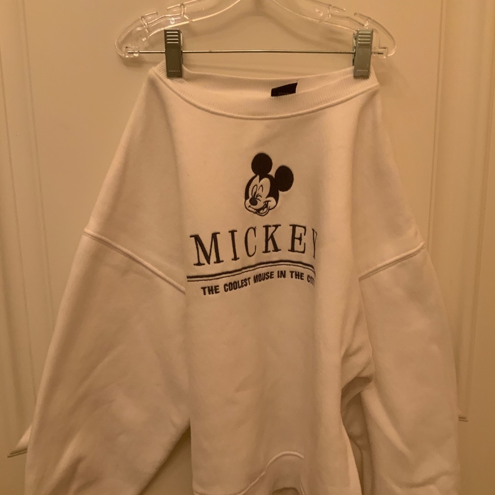 Mickey Mouse White Sweater